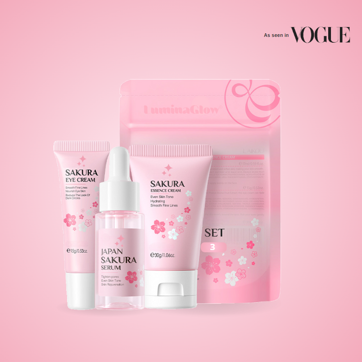 LuminaGlow - 3-in-1 Anti-Age Skincare Routine Set